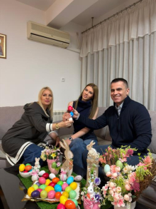 VASKRS U DOMU ĐORĐA MILIĆEVIĆA: Porodica je nit koja nas drži i mirna luka kojoj se vraćam 