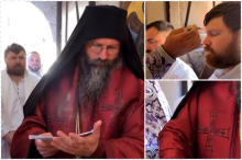 Američki pripadnici KFOR-a prešli u pravoslavlje: Na Veliku subotu u manastiru Draganac, vladika Ilarion krstio dvojicu vojnika iz baze Bondstil (VIDEO)