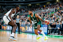 Partizan v zadnji četrtini do zmage pred lepo polnimi Stožicami