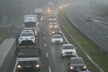 Zaradi širitve štajerske avtocestne vpadnice nastajajo dolgi zastoji