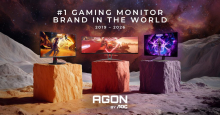 AGON by AOC na vrhu evropskega trga gaming monitorjev