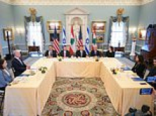 Israel and Lebanon hold their first direct talks in more than 30 YEARS - and they were 'positive'
