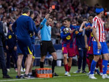 Zvezdnik Barcelone z vso silo nad sodnike, burno dogajanje v tunelu