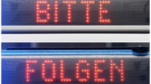B12 bei Kaufbeuren: Bis zu 250 Kilometer pro Stunde: Fahrer flüchtet vor Polizei