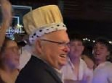 Heartwarming moment hero principal is crowned prom king after taking a bullet while tackling school shooter to the ground in Oklahoma