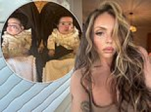 Jesy Nelson offers a £10,000 reward as she pleads for help after her car full of hospital equipment for her daughters was stolen off her driveway amid their devastating health battle