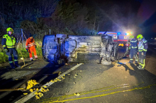 Schwerer Verkehrsunfall auf der A2 – Fahrer offenbar eingeschlafen