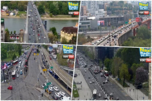 AUTOKOMANDA I TERAZIJSKI TUNEL NAJZAKRČENIJI, NA BRANKOVOM I GAZELI SVE TEČE: Stanje na beogradskim ulicama jutros mnogo bolje kad nema kiše (FOTO)