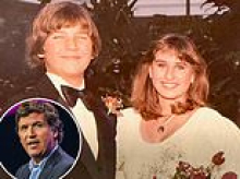 Tucker Carlson's secret heiress sister reveals bitter feud over family fortune: He says 'I don't know her'... but trove of photos tells a very different story