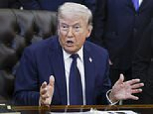 Trump rushes a SECOND warship to enforce Hormuz blockade as Iran taunts 'meaningless' ceasefire