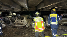 Feuer: Mehr als 800.000 Schaden bei Brand Parkhaus in Bad Homburg