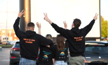 Drive-in kino Zagreb vikendima na parkiralištu Tržnice Borongaj