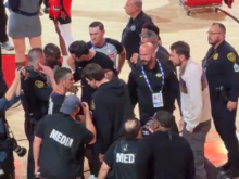 Kaj se je dogajalo po tekmi, vmešal se je tudi Dončić #video