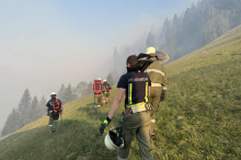 Kommt wirklich Regen? Waldbrand im Lesachtal wieder aufgeflammt