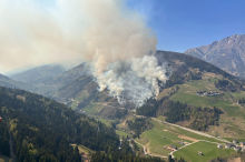 Großeinsatz fordert Feuerwehren: Waldbrandeinsatz im Lesachtal