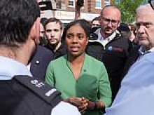 Kemi Badenoch warns of an 'epidemic of violence' against Jewish people as Tory leader says 'we need to drain the swamp' on visit to scene of Golders Green attack