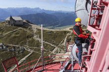 Dobratsch: Modernisierte Seilbahn sichert Fernsehen für 540.000 Menschen