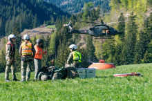 Steirischer Flughelfer bei Waldbrand im Lesachtal verletzt
