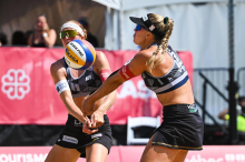 Beachvolleyball: Dorina und Ronja Klinger besiegen in Brasilia Top-Duo