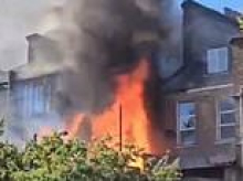 Dozens of fire crews battling blaze near synagogue in North London