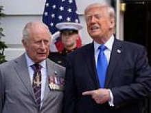 Trump hails 'the greatest King' after triumphant State Visit: President heaps praise on 'really great' Charles and Queen Camilla as royals pay their respects at Arlington Cemetery
