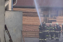 Bei Zimmerei: Hackschnitzen-Anlage in Kärnten in Flammen