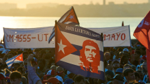 1. Mai: Kuba: Hunderttausende protestieren gegen US-Embargo