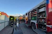 Wäschetrockner stand in Flammen: Vier Personen ambulant behandelt