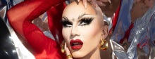 Umetnica draga Sasha Velour v Ljubljani: 