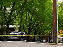 Horror in Portland as 'disgruntled former employee' crashes into athletics club in car 'packed with EXPLOSIVES'