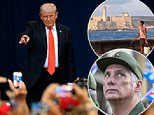 Trump once again says he's preparing to 'take over' Cuba 'almost immediately on way back from Iran' as he blasts its 'problems'