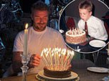 David Beckham says he feels 'very blessed to have been spoiled by his family' as son Brooklyn snubs his father's birthday AGAIN