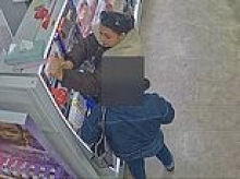 Moment serial shoplifter brazenly fills up bag with hundreds of pounds worth of Boots beauty products as part of £100,000 haul - before she was finally stopped
