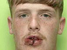 Moment knife-wielding thug chases a man down a street before stabbing him to death outside a pub after pair had an argument