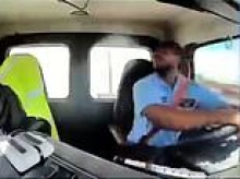 Terrifying moment plane collides with truck on crowded New Jersey highway while landing at Newark Airport