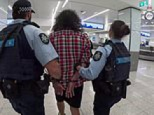 Three men charged after 14kg discovery allegedly made in carry-on bags at Sydney Airport