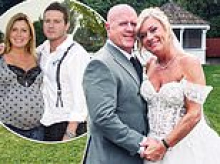 Heartbeat star Tricia Penrose, 56, marries the 'love of her life' in romantic Lancashire wedding ceremony - four years after divorcing the father of her two children