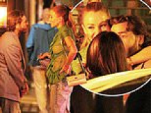 Olivia Attwood kisses and makes up with Pete Wicks after sharing a heated conversation outside Stringfellows strip club during wild night out for star's 35th birthday