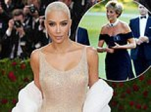 Is Kim Kardashian wearing Princess Diana's 'revenge dress' to the Met Gala? Speculation mounts four years after star sparked a HUGE backlash when she damaged Marilyn Monroe's 'priceless' iconic gown