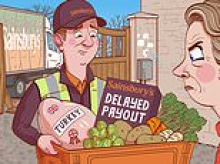 A Sainsbury's delivery driver reversed into our electric gate leaving us with a £12,000 bill: SALLY SORTS IT