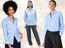 Kate Middleton and Cat Deeley have both been spotted in oversized blue shirts - and we've tracked down their exact picks from Boden, M&S and WNU