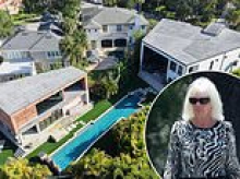 Mansion war explodes after businessman builds pickleball court at $1.8m home... read the extreme step he's taken to stop zebra print-clad neighbor from getting her way