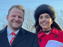 Horror after copperhead snake caught sight of mayor's wife, 39, as her husband grilled salmon at comfortable North Carolina home