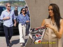 Meghan Markle jokes about vow renewal with Prince Harry wearing swimming briefs eight years after their royal wedding