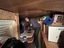 Couple discovers man LIVING in basement after noticing food missing, items moved around home