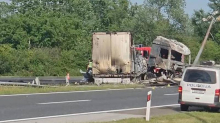 Policija se oglasila o stravi na A3: 'Vozač je izgorio u kamionu, našli smo registarske pločice...'