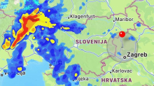FOTO Grmljavinsko nevrijeme stiže prema Hrvatskoj, evo što nas čeka: 'Budite na oprezu'