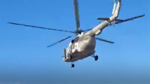 Maschine schwer beschädigt: Marine-Helikopter muss kurz nach Start notlanden