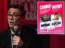 Burnham is facing backlash over his shared platform with the Greens