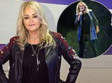 Bonnie Tyler is rushed to hospital and undergoes emergency bowel surgery in Portugal